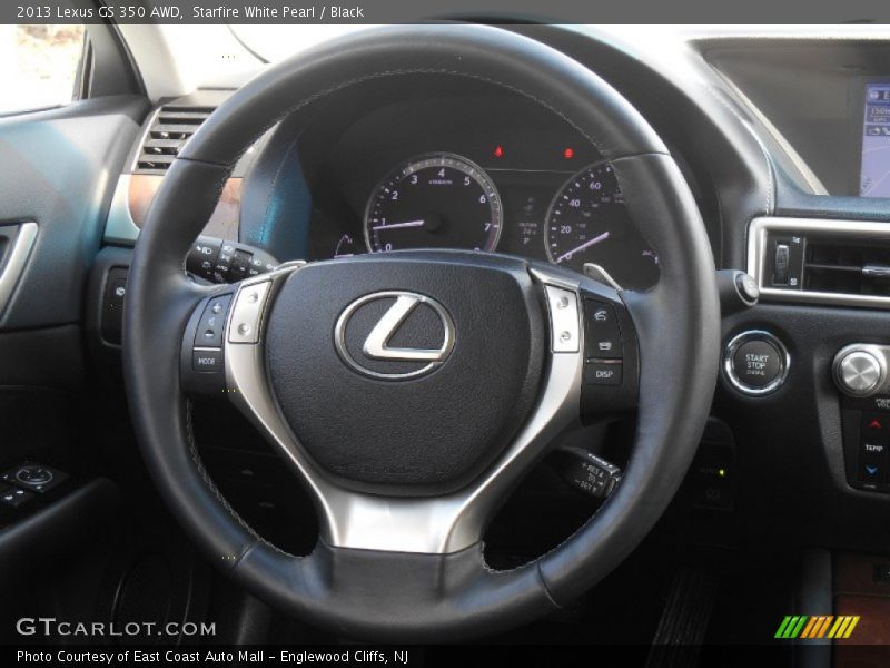 Starfire White Pearl / Black 2013 Lexus GS 350 AWD