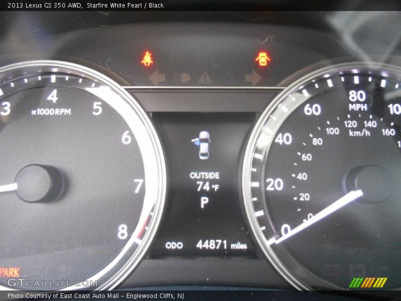 Starfire White Pearl / Black 2013 Lexus GS 350 AWD