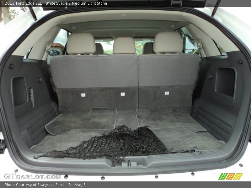 White Suede / Medium Light Stone 2013 Ford Edge SEL