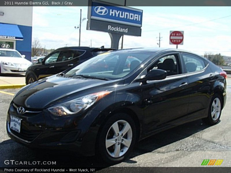 Black / Gray 2011 Hyundai Elantra GLS