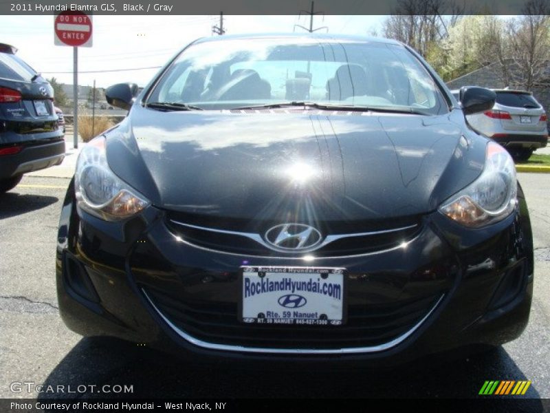 Black / Gray 2011 Hyundai Elantra GLS