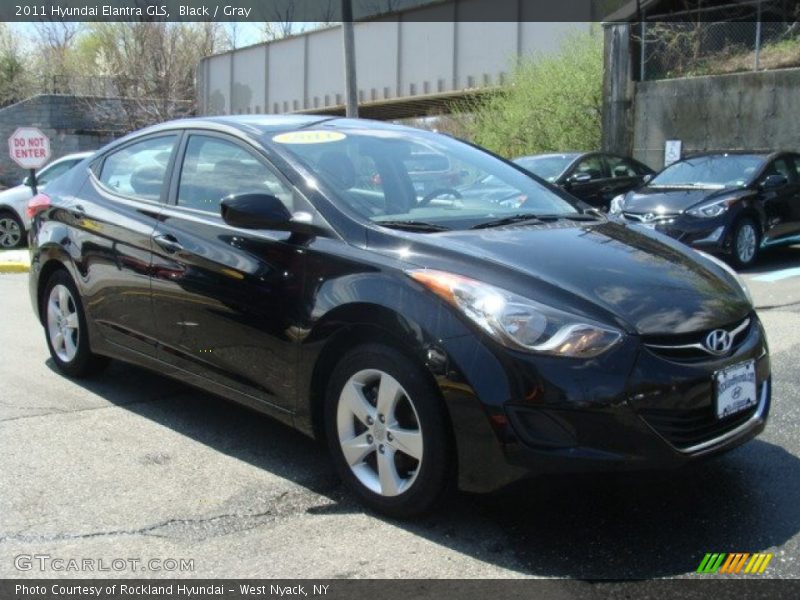 Black / Gray 2011 Hyundai Elantra GLS