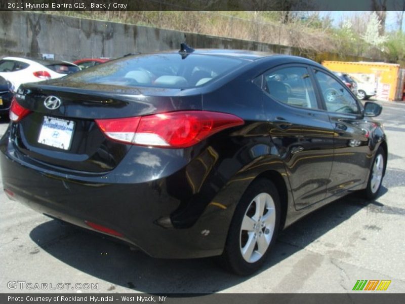 Black / Gray 2011 Hyundai Elantra GLS