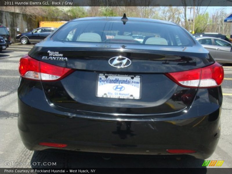 Black / Gray 2011 Hyundai Elantra GLS