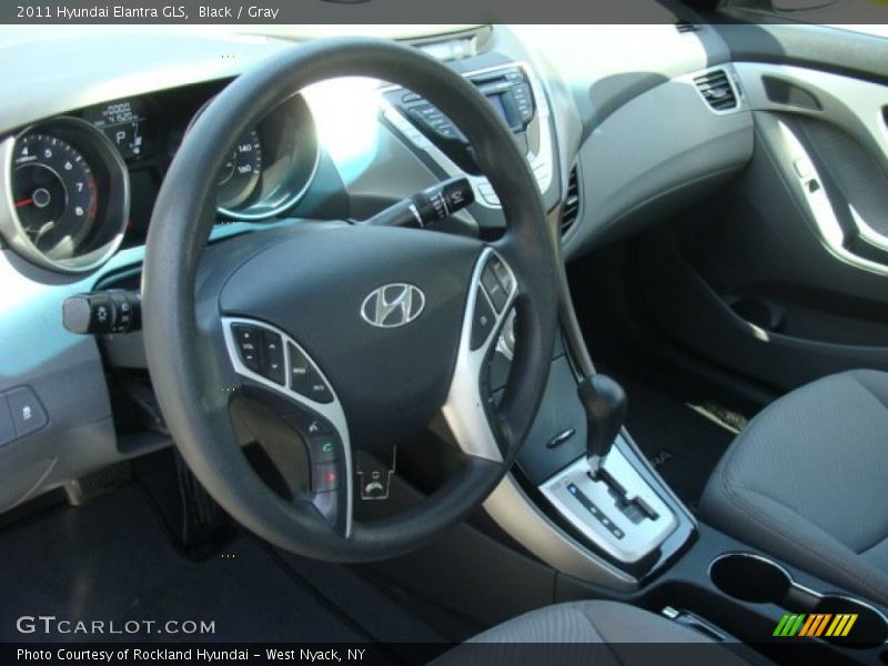 Black / Gray 2011 Hyundai Elantra GLS