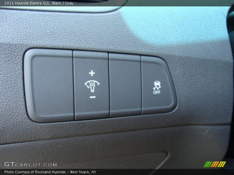 Black / Gray 2011 Hyundai Elantra GLS