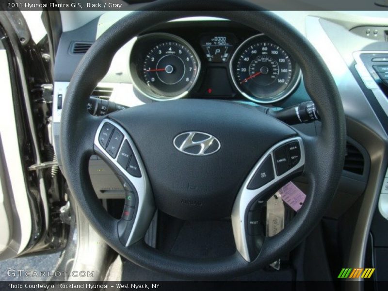 Black / Gray 2011 Hyundai Elantra GLS