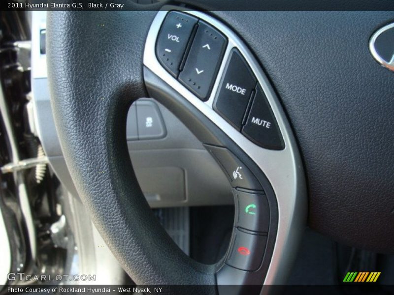 Black / Gray 2011 Hyundai Elantra GLS