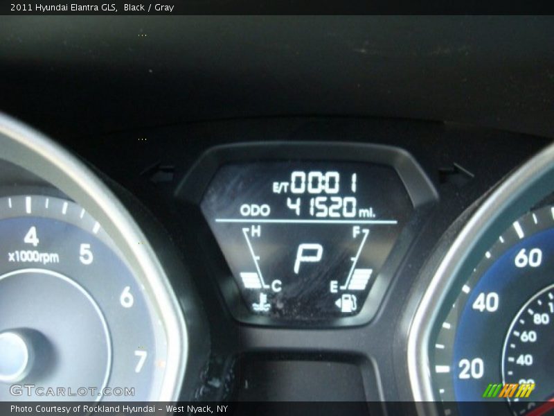 Black / Gray 2011 Hyundai Elantra GLS