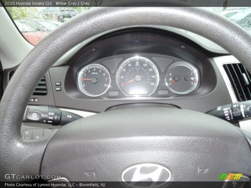 Willow Gray / Gray 2010 Hyundai Sonata GLS