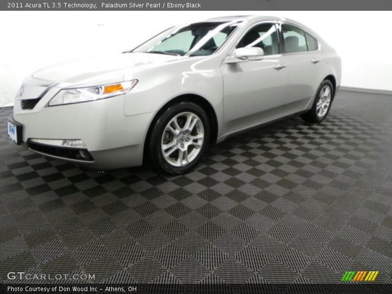 Paladium Silver Pearl / Ebony Black 2011 Acura TL 3.5 Technology