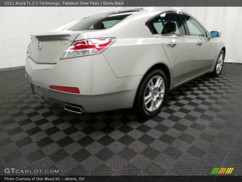 Paladium Silver Pearl / Ebony Black 2011 Acura TL 3.5 Technology