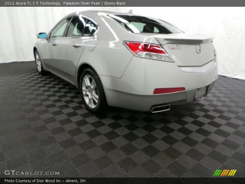 Paladium Silver Pearl / Ebony Black 2011 Acura TL 3.5 Technology