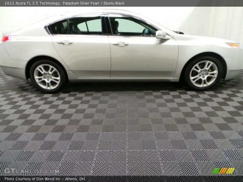 Paladium Silver Pearl / Ebony Black 2011 Acura TL 3.5 Technology