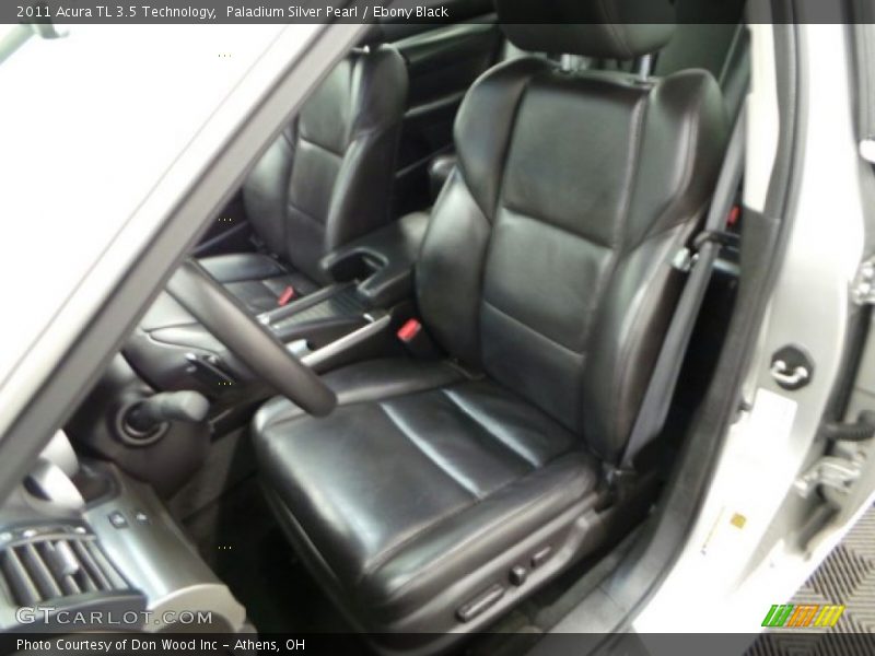 Paladium Silver Pearl / Ebony Black 2011 Acura TL 3.5 Technology