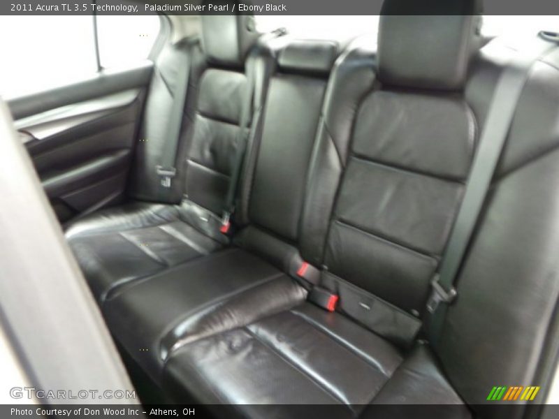 Paladium Silver Pearl / Ebony Black 2011 Acura TL 3.5 Technology