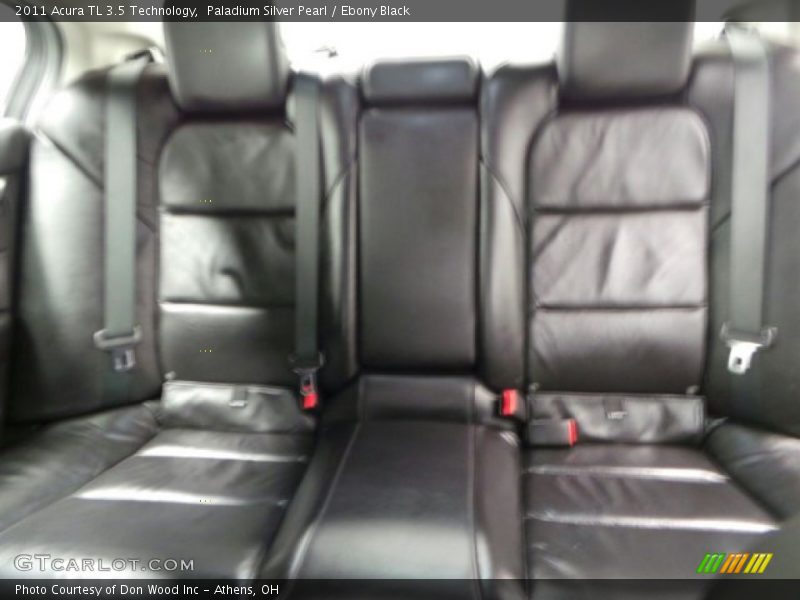 Paladium Silver Pearl / Ebony Black 2011 Acura TL 3.5 Technology