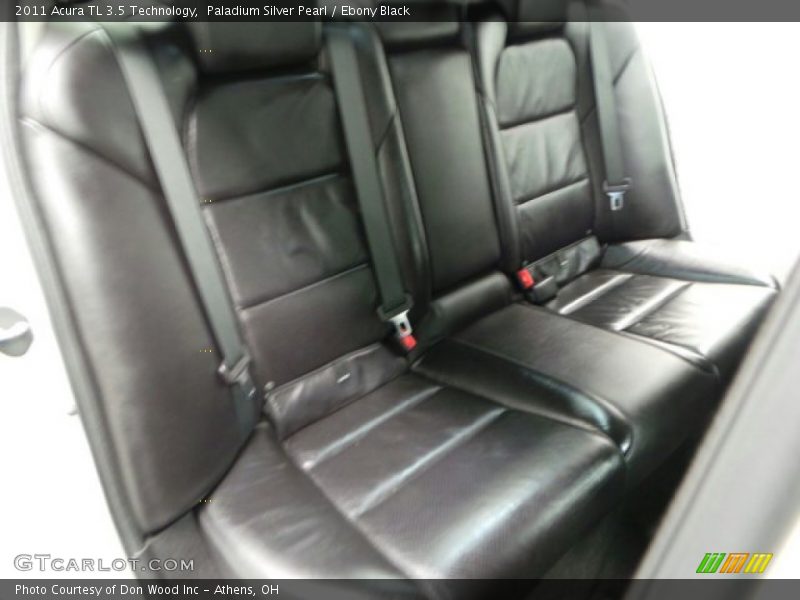 Paladium Silver Pearl / Ebony Black 2011 Acura TL 3.5 Technology