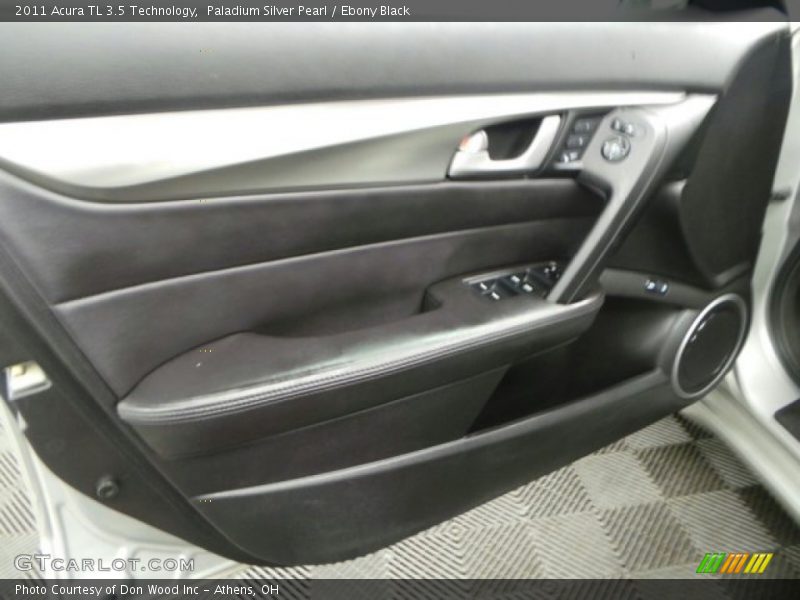 Paladium Silver Pearl / Ebony Black 2011 Acura TL 3.5 Technology
