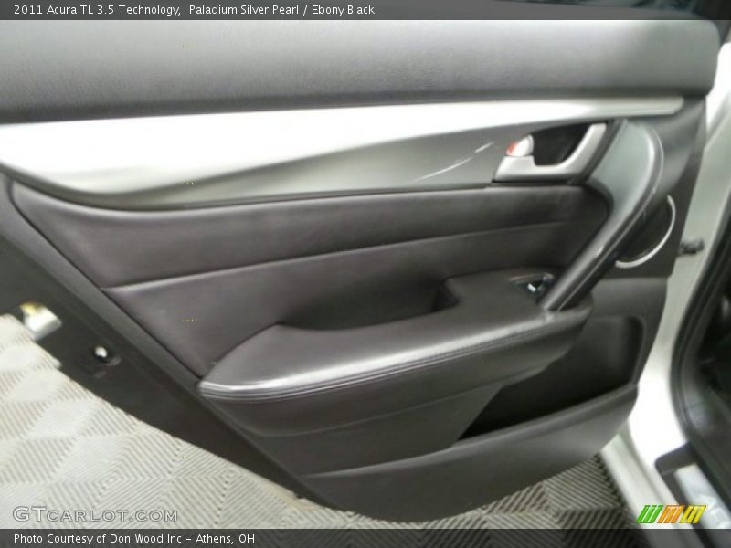 Paladium Silver Pearl / Ebony Black 2011 Acura TL 3.5 Technology