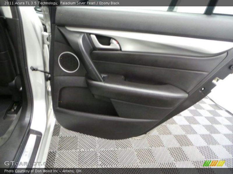 Paladium Silver Pearl / Ebony Black 2011 Acura TL 3.5 Technology