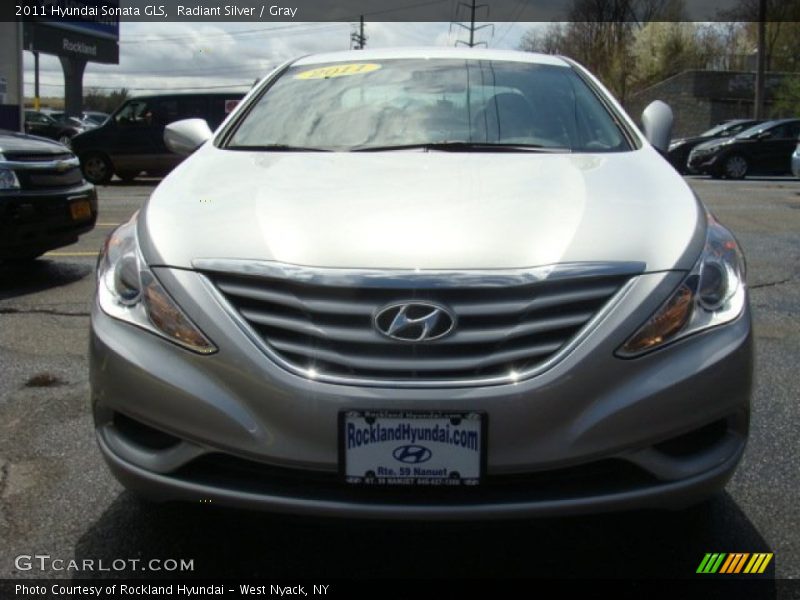 Radiant Silver / Gray 2011 Hyundai Sonata GLS