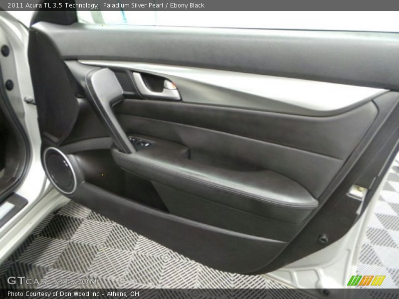 Paladium Silver Pearl / Ebony Black 2011 Acura TL 3.5 Technology