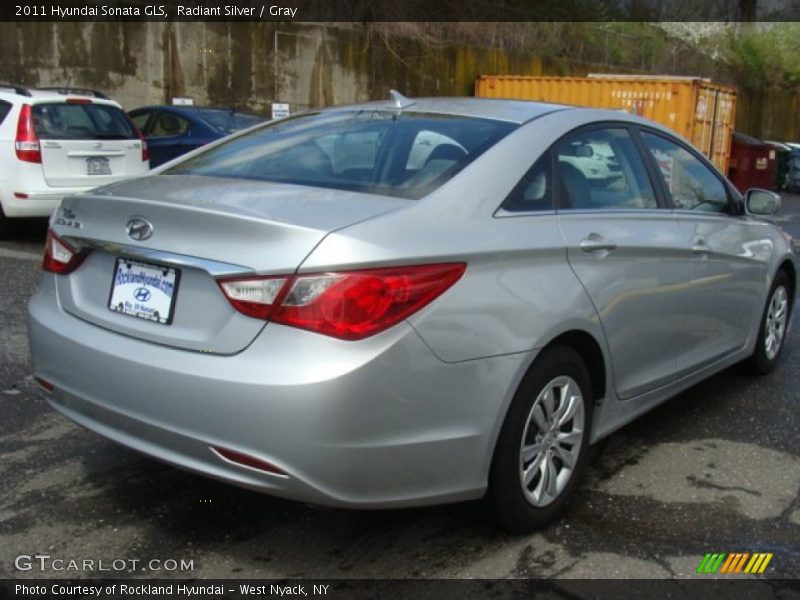 Radiant Silver / Gray 2011 Hyundai Sonata GLS