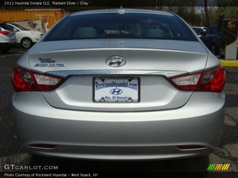 Radiant Silver / Gray 2011 Hyundai Sonata GLS