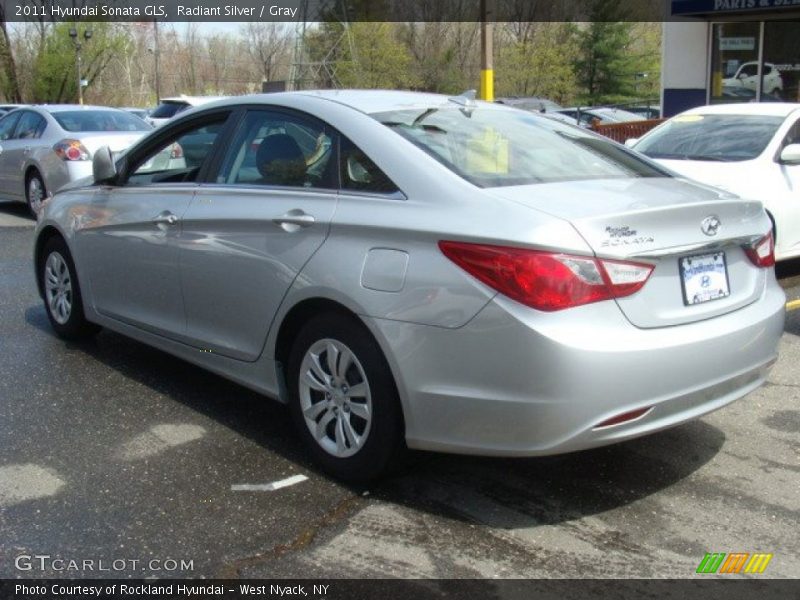 Radiant Silver / Gray 2011 Hyundai Sonata GLS