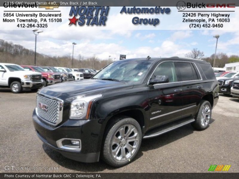 Onyx Black / Jet Black 2015 GMC Yukon Denali 4WD