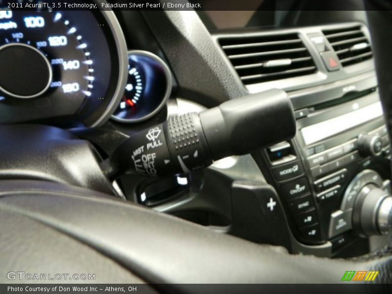 Paladium Silver Pearl / Ebony Black 2011 Acura TL 3.5 Technology