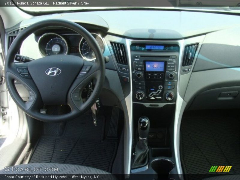 Radiant Silver / Gray 2011 Hyundai Sonata GLS