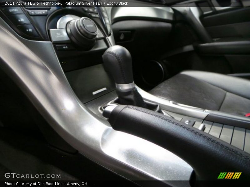 Paladium Silver Pearl / Ebony Black 2011 Acura TL 3.5 Technology
