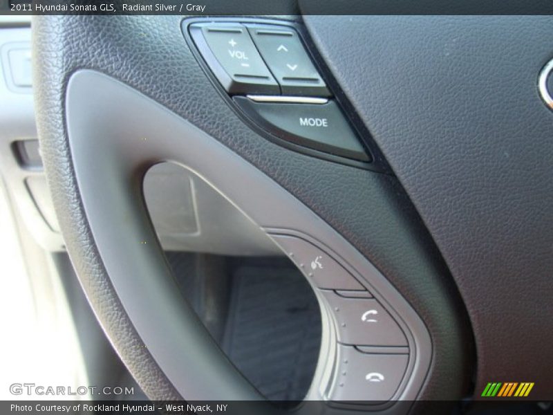 Radiant Silver / Gray 2011 Hyundai Sonata GLS
