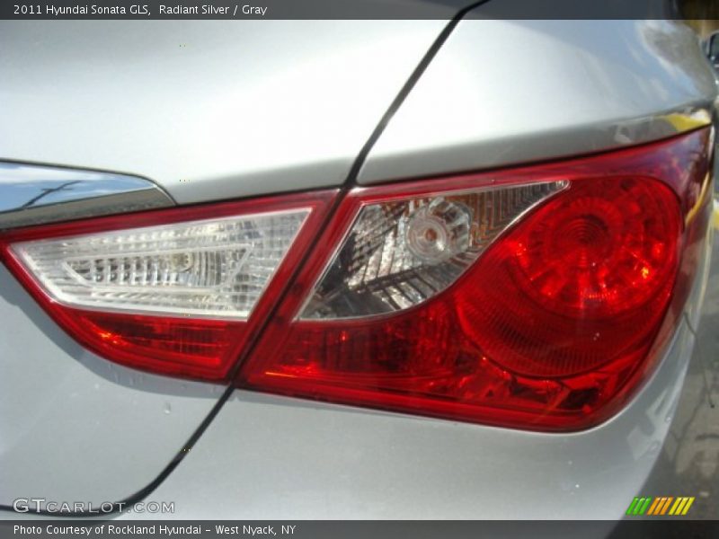 Radiant Silver / Gray 2011 Hyundai Sonata GLS
