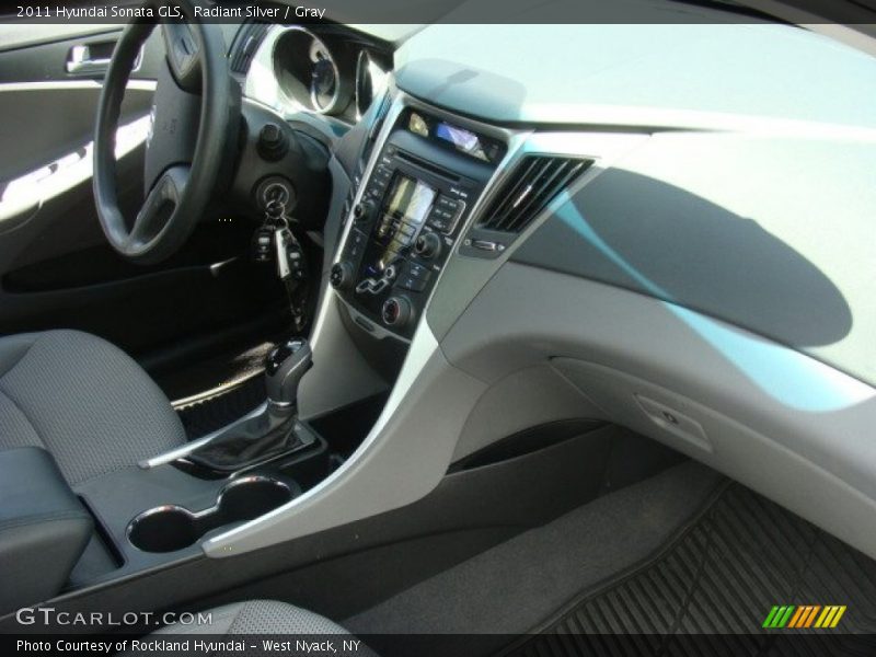 Radiant Silver / Gray 2011 Hyundai Sonata GLS