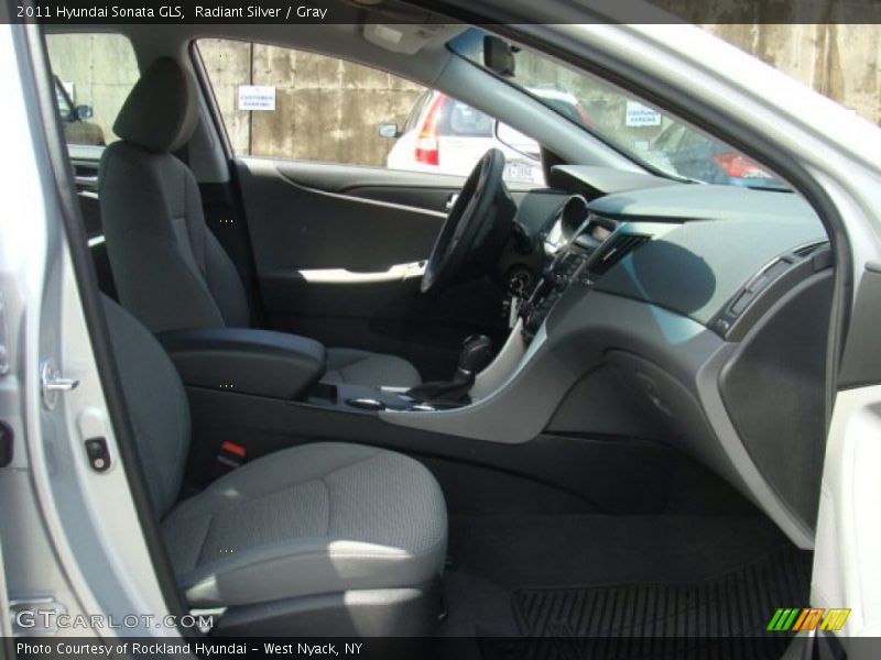 Radiant Silver / Gray 2011 Hyundai Sonata GLS