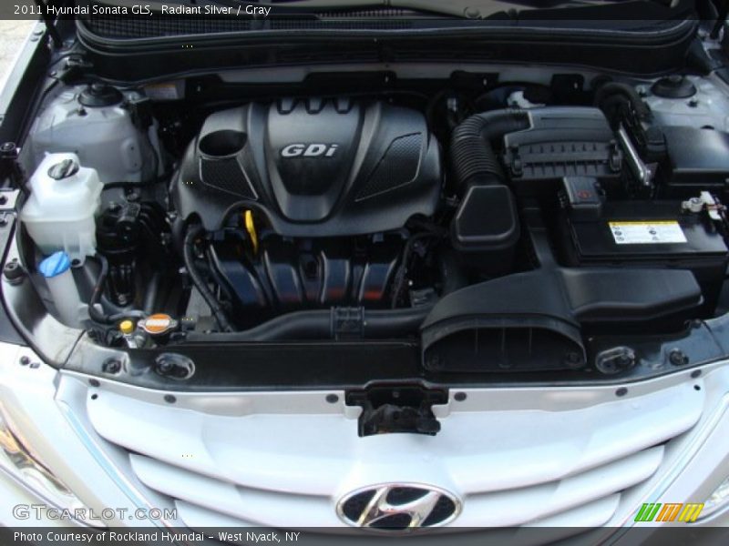 Radiant Silver / Gray 2011 Hyundai Sonata GLS