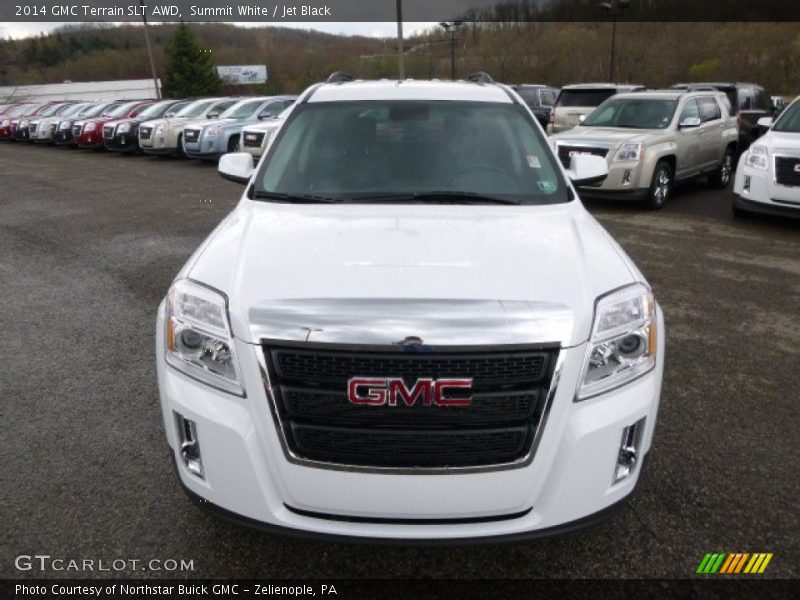 Summit White / Jet Black 2014 GMC Terrain SLT AWD