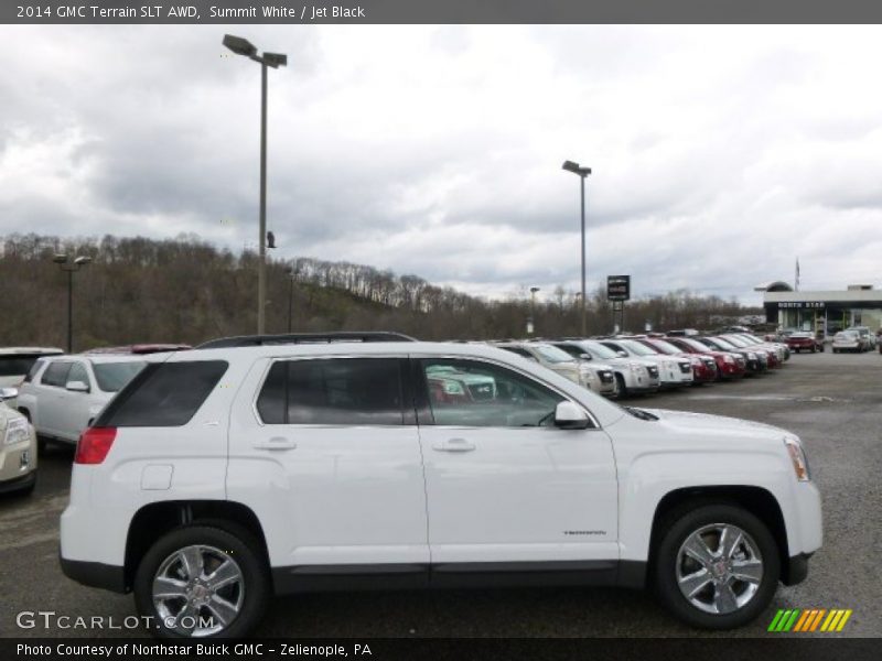 Summit White / Jet Black 2014 GMC Terrain SLT AWD