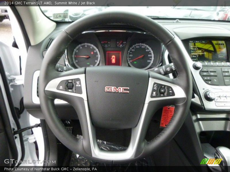 Summit White / Jet Black 2014 GMC Terrain SLT AWD
