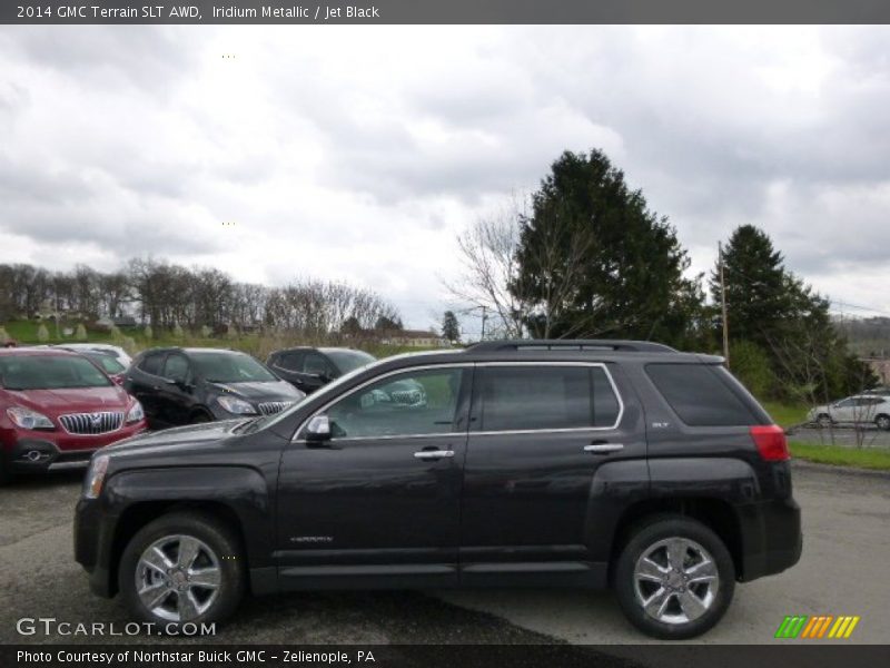 Iridium Metallic / Jet Black 2014 GMC Terrain SLT AWD