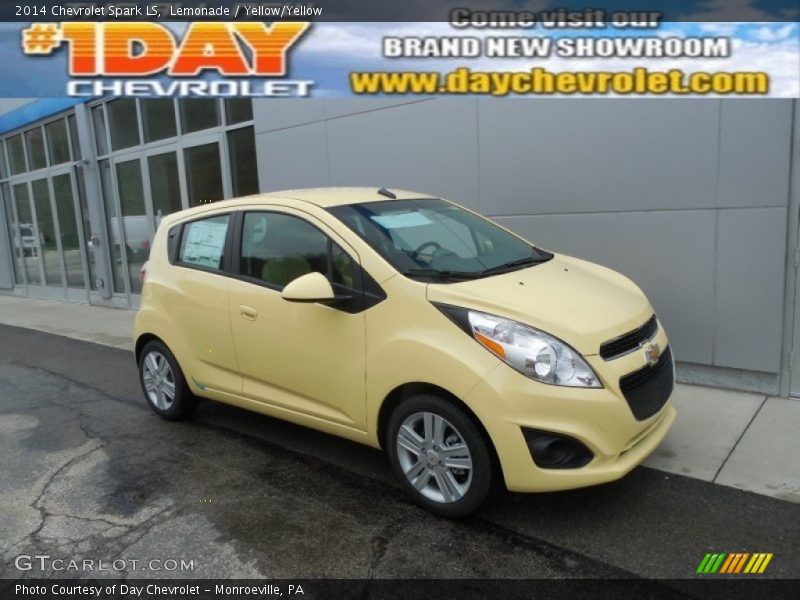 Lemonade / Yellow/Yellow 2014 Chevrolet Spark LS