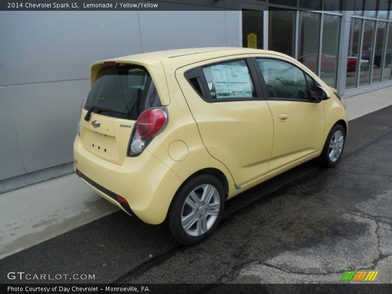 Lemonade / Yellow/Yellow 2014 Chevrolet Spark LS