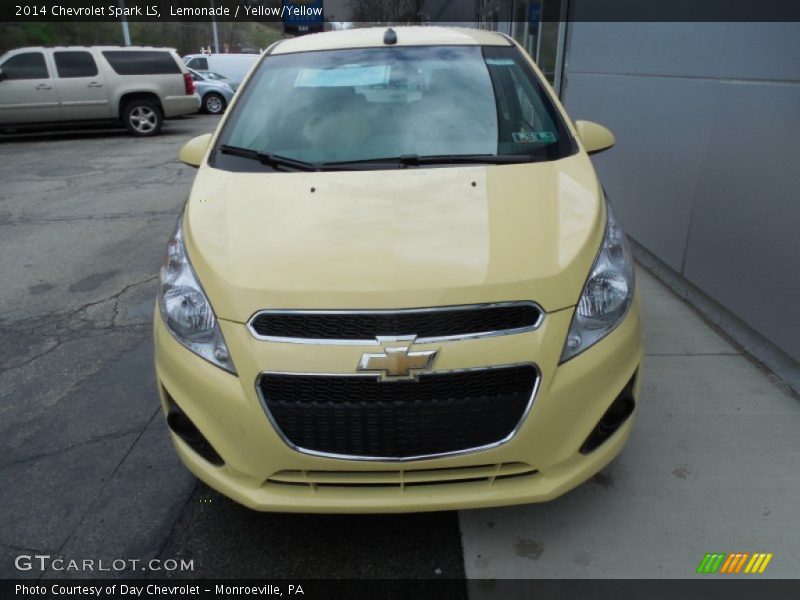 Lemonade / Yellow/Yellow 2014 Chevrolet Spark LS