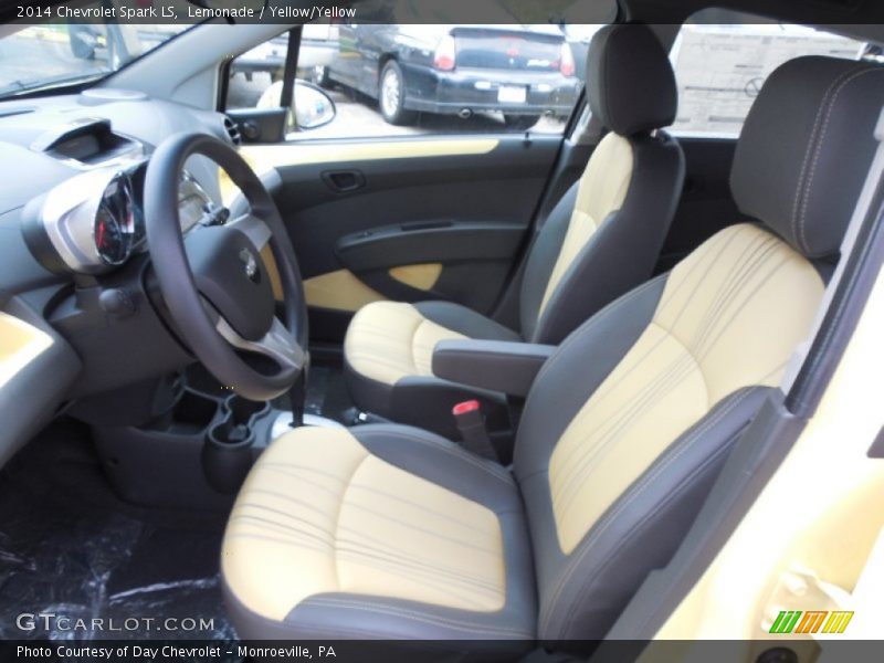 Lemonade / Yellow/Yellow 2014 Chevrolet Spark LS