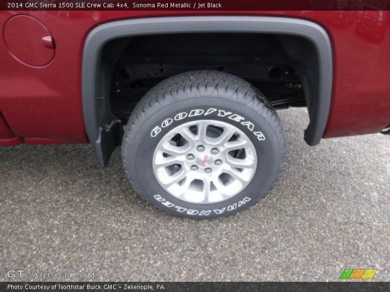 Sonoma Red Metallic / Jet Black 2014 GMC Sierra 1500 SLE Crew Cab 4x4