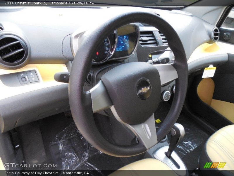 Lemonade / Yellow/Yellow 2014 Chevrolet Spark LS