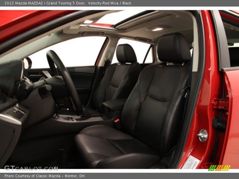 Velocity Red Mica / Black 2013 Mazda MAZDA3 i Grand Touring 5 Door